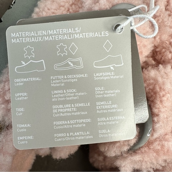 NWT Birkenstock Papillio Arizona Big Buckle Shearling fuzzy sandal pink 36/5 - Picture 8 of 16